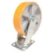 Vestil Polyurethane Swivel Caster 8 In. Diameter x 2 In. Width 1543 Lb. Capacity Orange/Silver CST-VE-8X2PUA-S - alternate 2